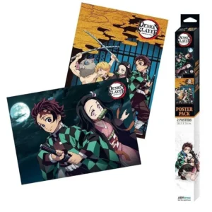 Poster manga Demon Slayer Set 2 posters 52x38cm