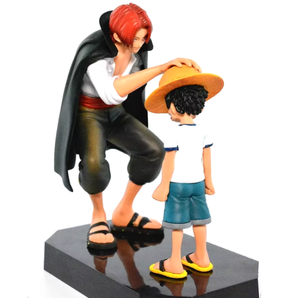 Luffy et shanks figurine one piece