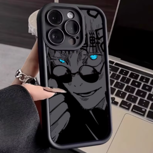 Coque de téléphone Iphone 15 manga Jujutsu Kaisen Noir