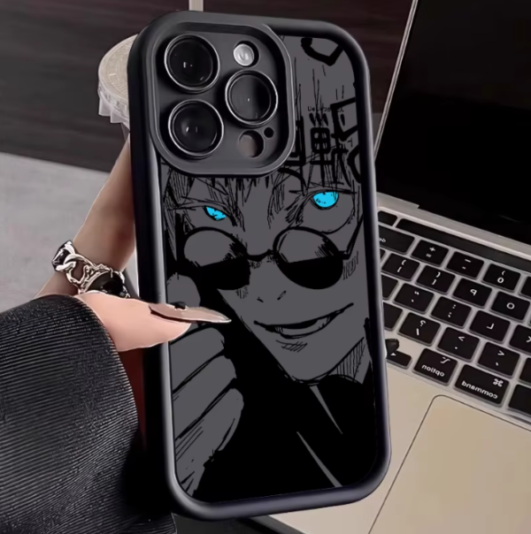 Coque iphone 16 manga Jujutsu Kaisen noir