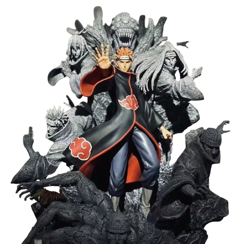 Figurine manga Pain Naruto Akatsuki 30 cm accessoire