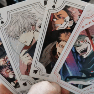 Jeu de 54 cartes du manga Jujutsu Kaisen accessoire