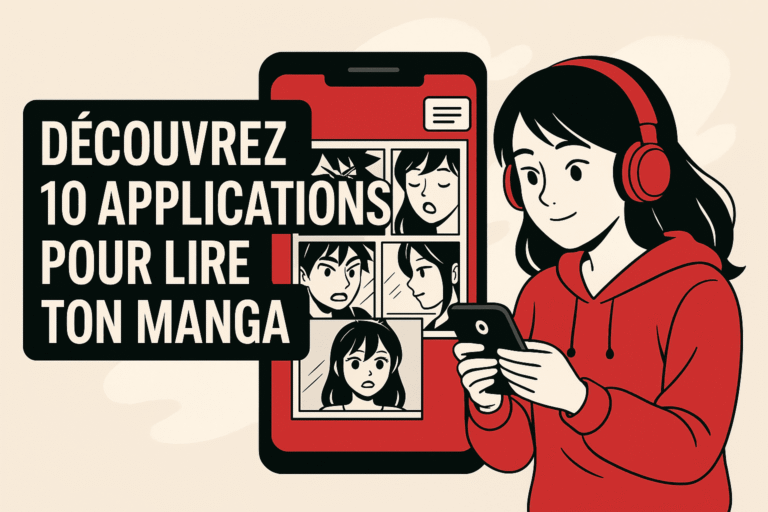 Top10 applications pour lire ton manga