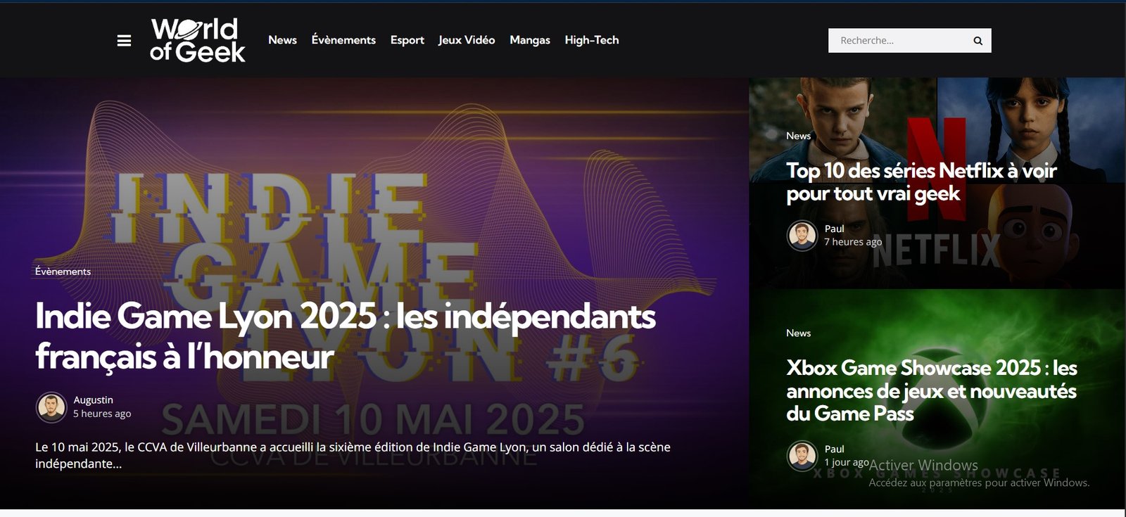 You are currently viewing World of Geek: le salon événementiel devenu média geek 100 %