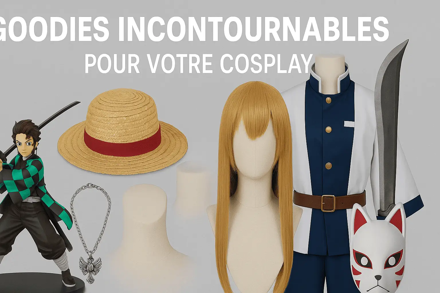 Les Goodies indispensables pour Cosplay manga