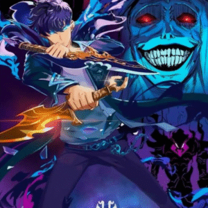 Affiche sur toile manga Solo Leveling 30 x 45 cm