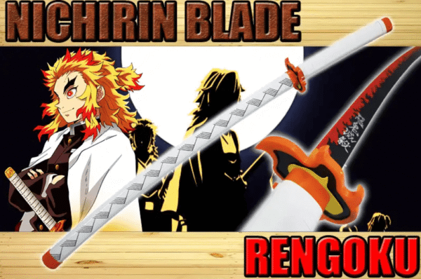 Katana en bois Rengoku du manga Demon Slayer