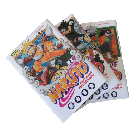 Tome 1,2,3 du manga Naruto