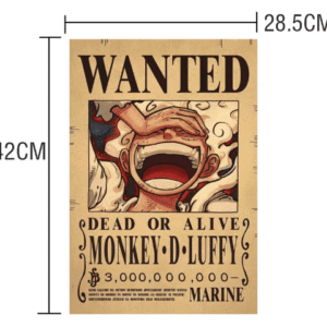 Affiche prime de Luffy Gear 5 dans One Piece