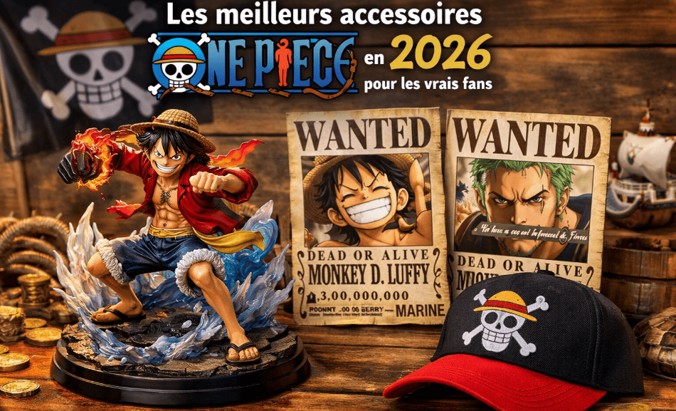 Lire la suite à propos de l’article Les meilleurs accessoires One Piece en 2026 pour les vrais fans