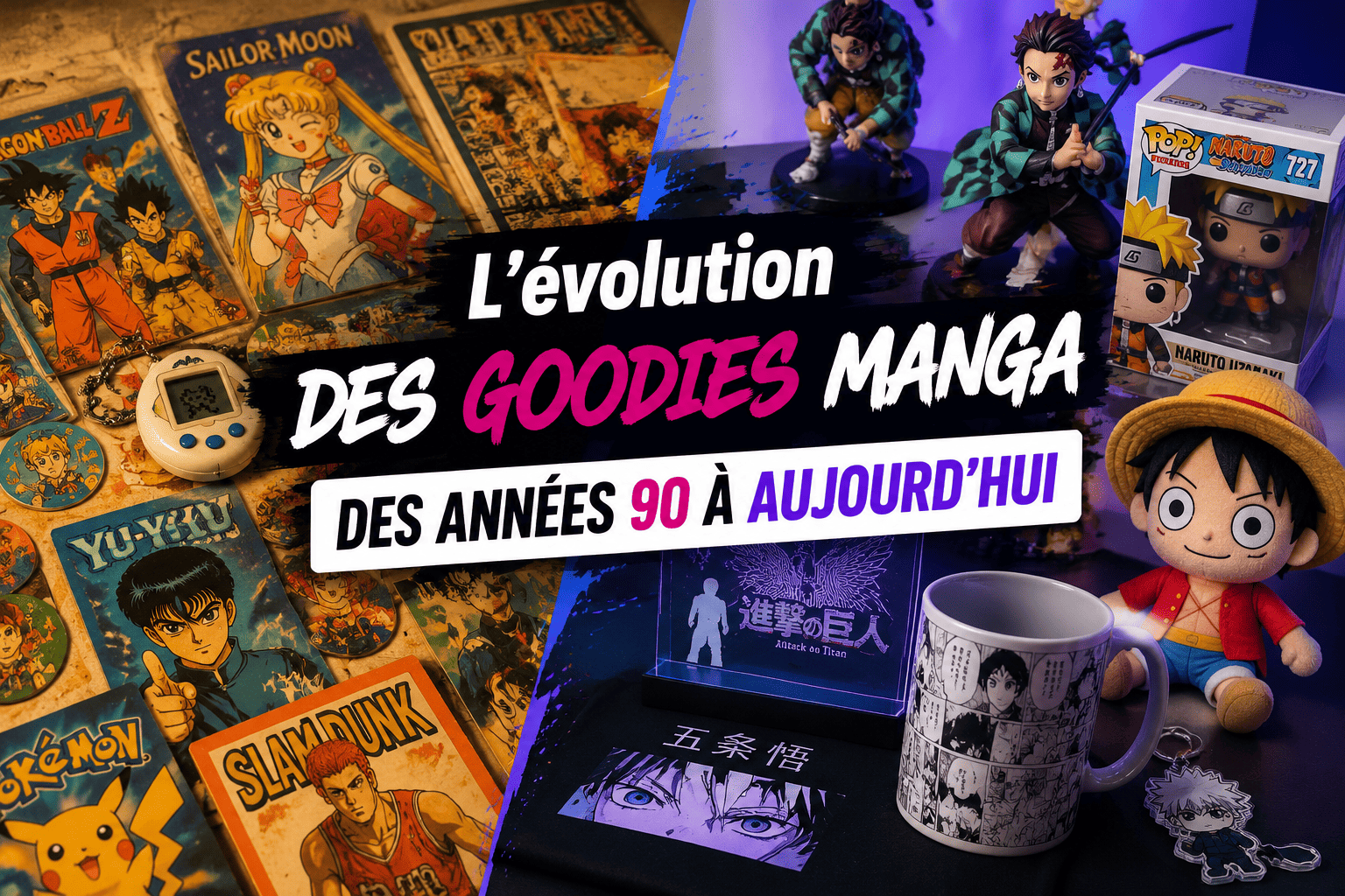 Lire la suite à propos de l’article L’évolution des goodies manga des années 90 à aujourd’hui
