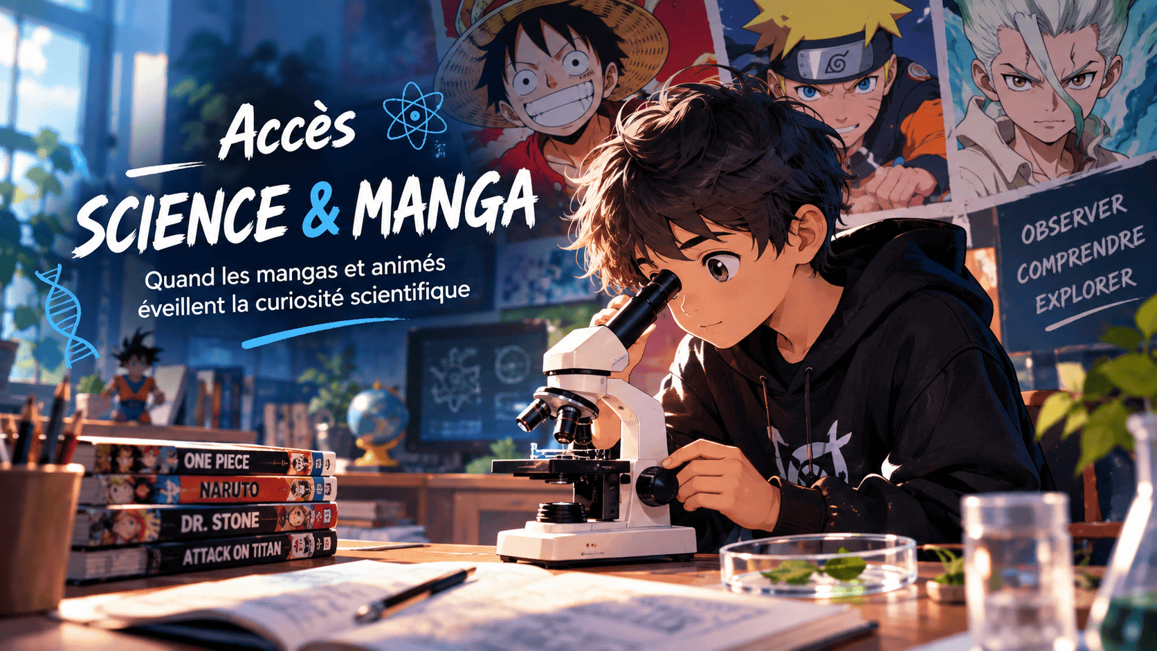 You are currently viewing Quand les mangas et animés éveillent la curiosité scientifique